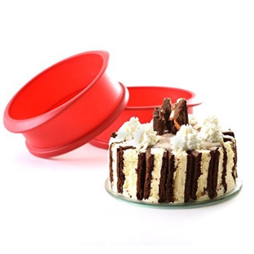 Instant pot friendly 5” silicone springform pans.